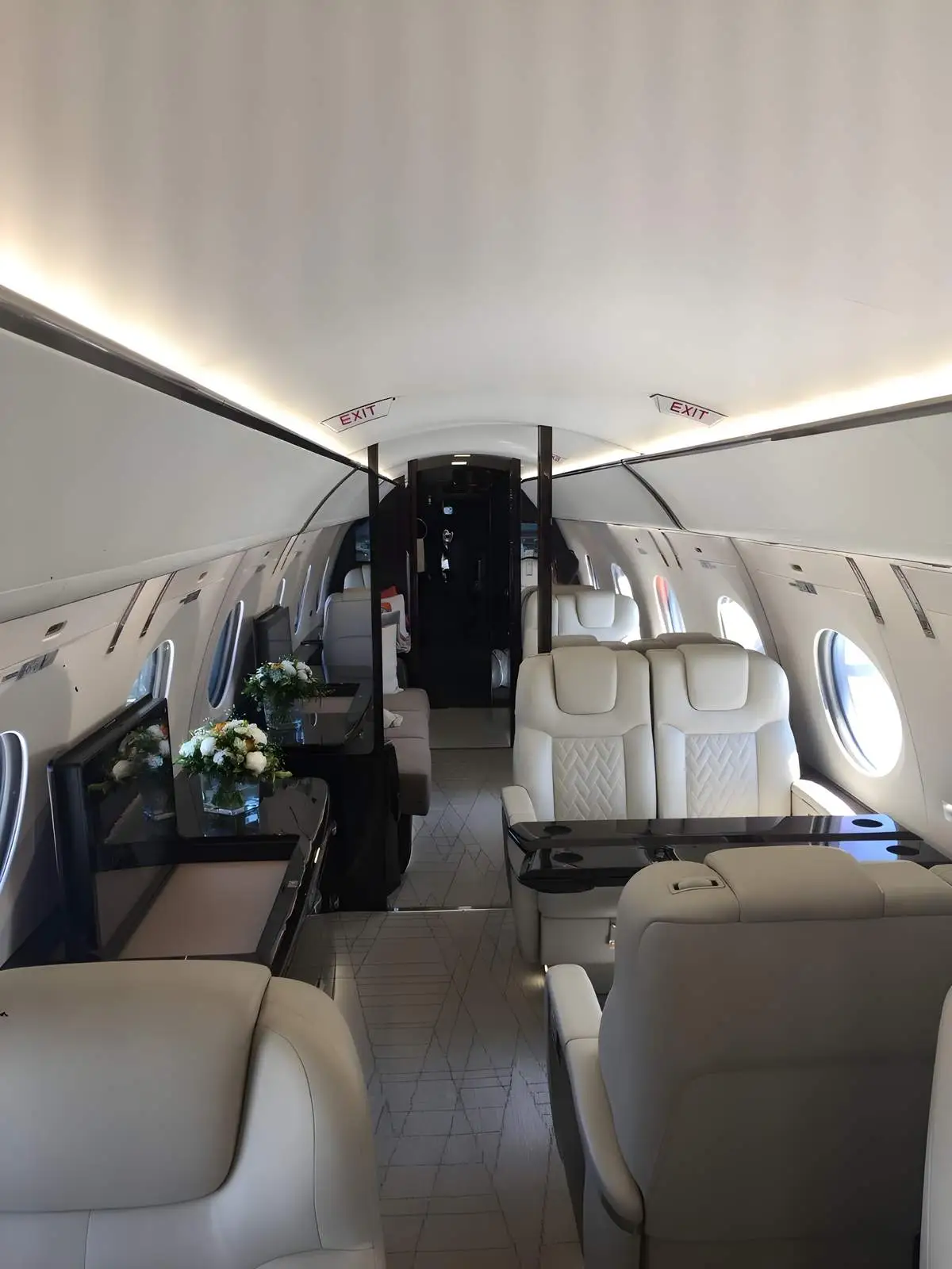 Private jet interior — Avis Aero